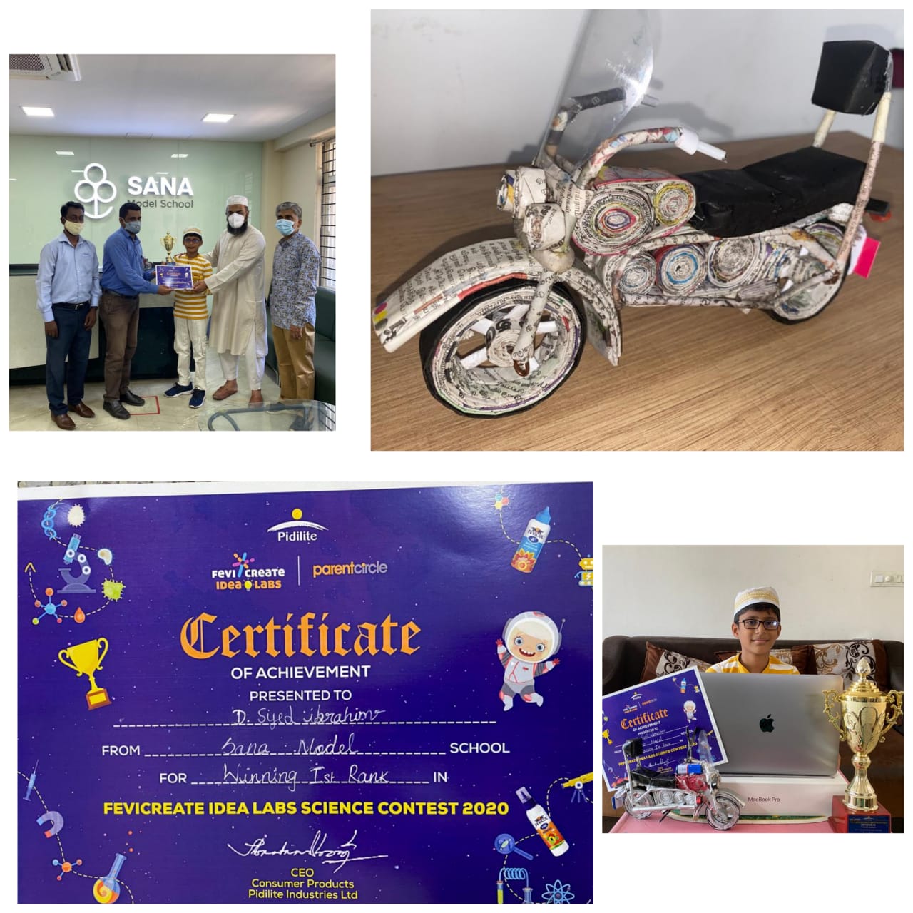 FEVICREATE IDEA LABS CONTEST Sana Model School